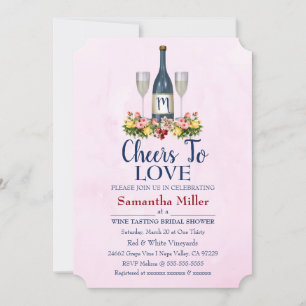 Invitation À La Douche Nuptiale Vin Ou Vin