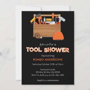 Invitation à la Douche Outils du Marié