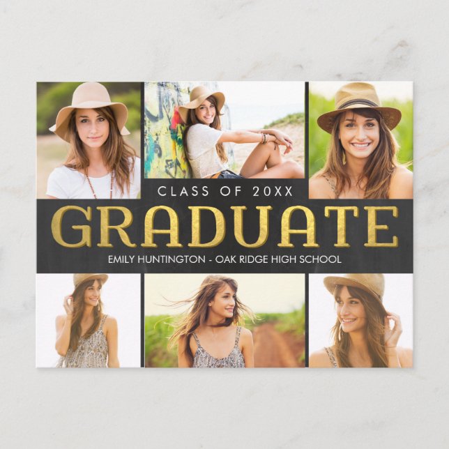 Invitation à la Faire-part de graduation future br (Devant)