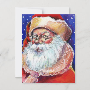 Invitation à la Faire-part de Noël de Père Noël