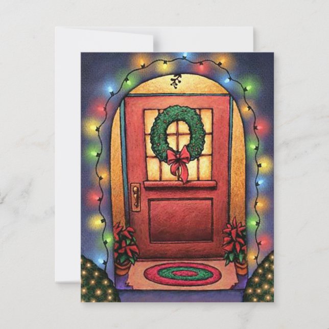 INVITATION À LA FÊTE À LA MAISON OUVERTE (Devant)