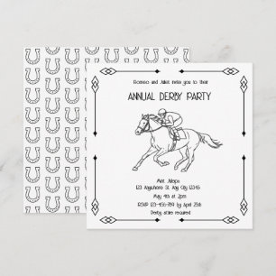 Invitation à la fête annuelle du Derby Monochrome 