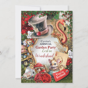 Invitation à la fête au Pays des Merveilles