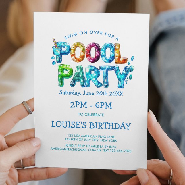 Invitation à la Fête au Piscine des Lettres Vives (Créateur téléchargé)