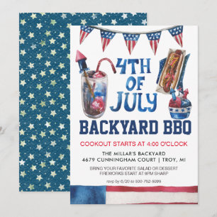 Invitation à la fête BBQ du 14 juillet