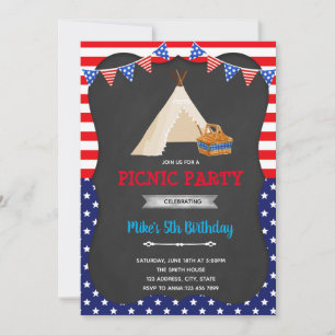 Invitation à la fête champêtre du 4 juillet