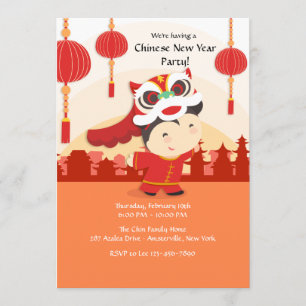 Invitation à la fête chinoise