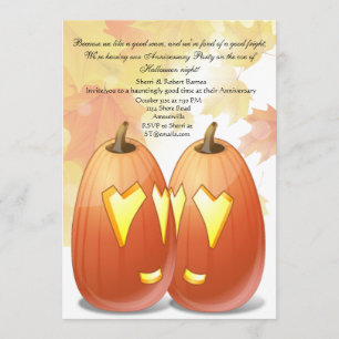 Invitation à la fête d'amour d'Halloween
