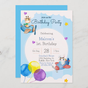 Invitation à la fête d'anniversaire