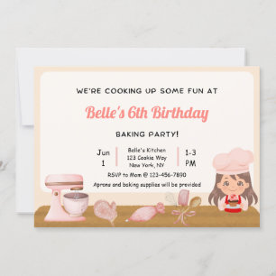 Invitation à la fête d'anniversaire