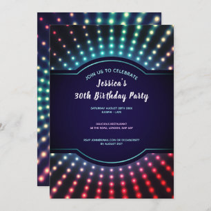 Invitation à la fête d'anniversaire
