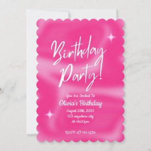 INVITATION À LA FÊTE D'ANNIVERSAIRE