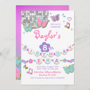 Invitation à la fête d'anniversaire