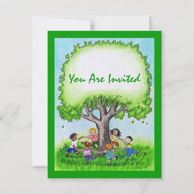INVITATION À LA FÊTE D'ANNIVERSAIRE (Devant)