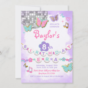 Invitation à la fête d'anniversaire