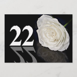 Invitation à la fête d'anniversaire 22 ans