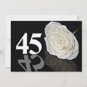 Invitation à la fête d'anniversaire 45 ans