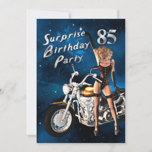 Invitation à la fête d'anniversaire 85 ans