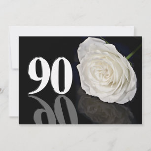 Invitation à la fête d'anniversaire 90 ans