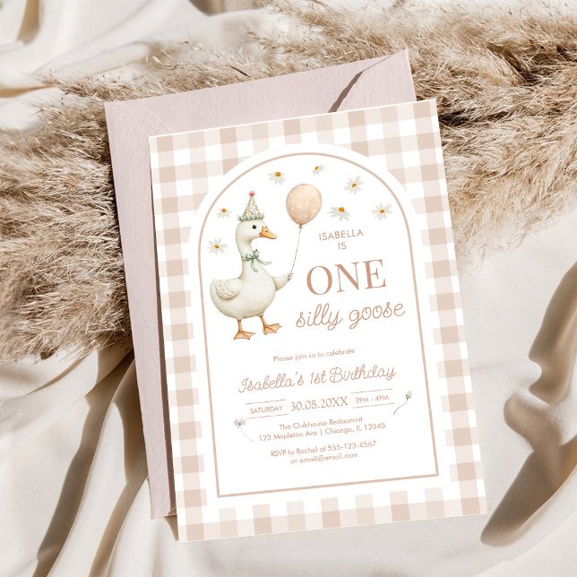 Invitation à la fête d'anniversaire de 1 an d'une  (Créateur téléchargé)