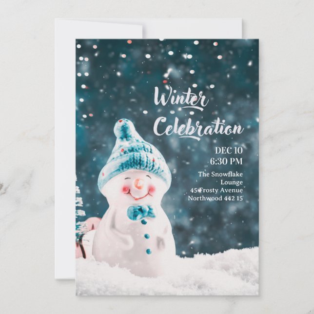 Invitation à la fête d'anniversaire de 1 an sur le (Devant)