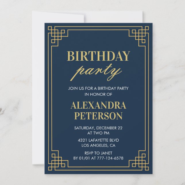 Invitation à la fête d'anniversaire de 2 ans Fille (Devant)