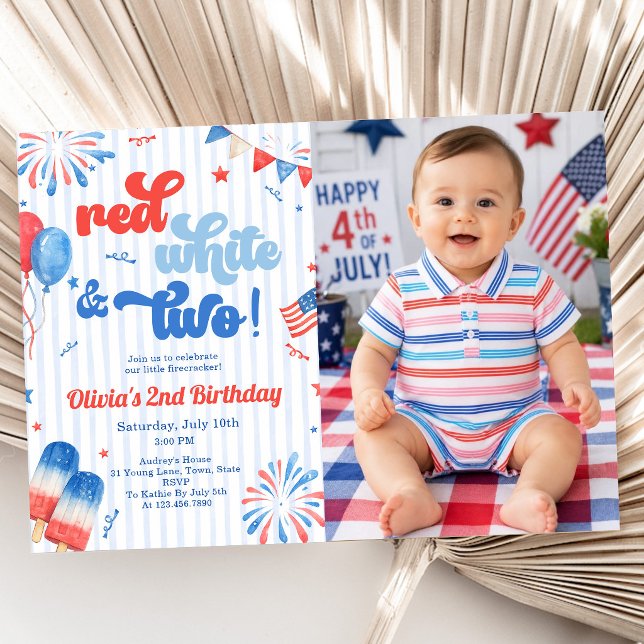 Invitation à la fête d'anniversaire de 2 ans - Pho (Créateur téléchargé)