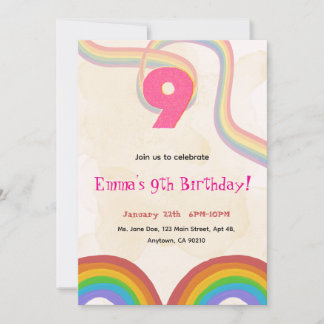 Invitation à la fête d'anniversaire de 9 ans de Ra
