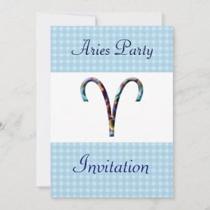 Invitation à la fête d'anniversaire de Aries - Zod