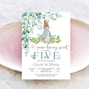 Invitation à la fête d'anniversaire de Bunny