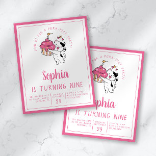 Invitation à la fête d'anniversaire de Cat Kid