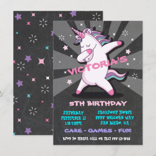 Invitation à la fête d'anniversaire de Dabbing GIR