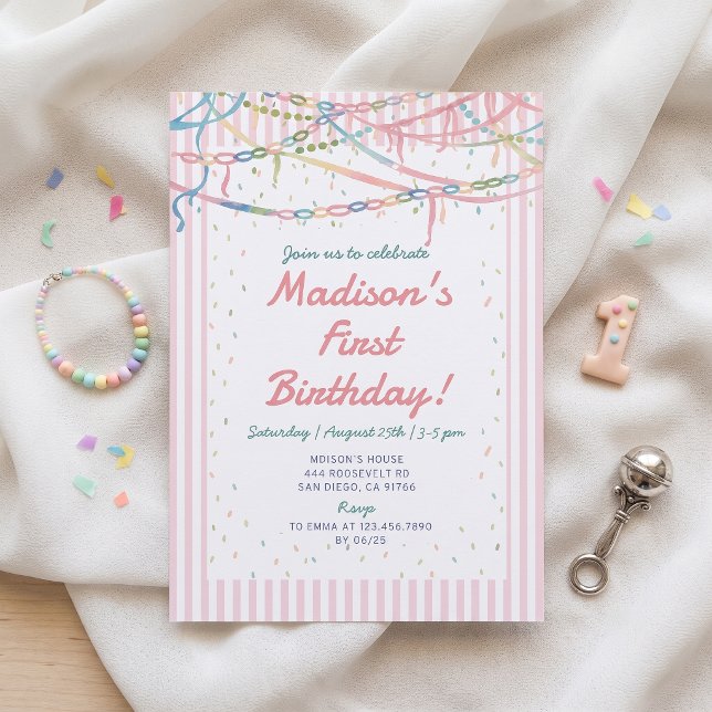 Invitation à la fête d'anniversaire de Fancy Nancy (Créateur téléchargé)