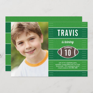 Invitation à la fête d'anniversaire de Game Time F