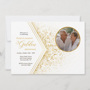 Invitation à la fête d'anniversaire de Golden Year