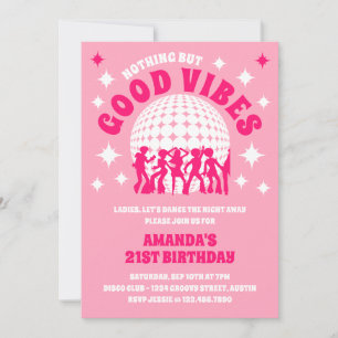 Invitation à la fête d'anniversaire de Good Vibes