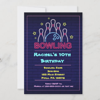 Invitation à la fête d'anniversaire de la BALLE DE
