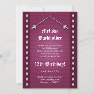 Invitation à la fête d'anniversaire de la clôture 