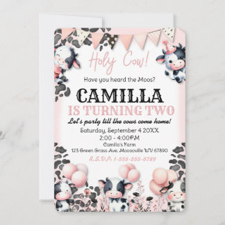 Invitation à la fête d'anniversaire de la ferme de