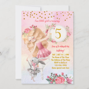Invitation À La Fête D'Anniversaire De La Fille De