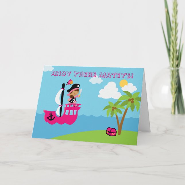 Invitation à la fête d'anniversaire de la fille ro (Devant)