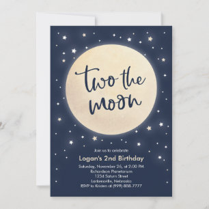 Invitation à la fête d'anniversaire de la Lune