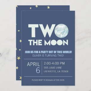 Invitation à la fête d'anniversaire de la Lune