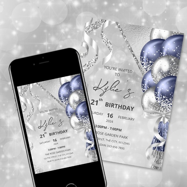 Invitation à la fête d'anniversaire de la Marine B (Créateur téléchargé)