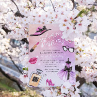Invitation à la fête d'anniversaire de la marque G
