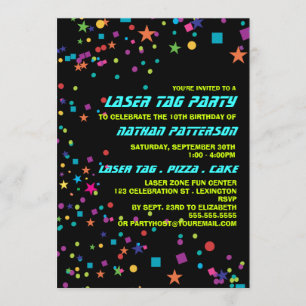 Invitation à la fête d'anniversaire de la marque l