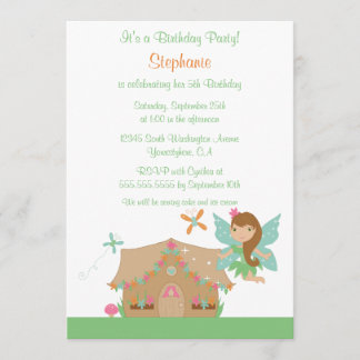 Invitation à la fête d'anniversaire de la petite f