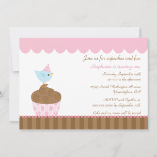 Invitation à la fête d'anniversaire de la petite f