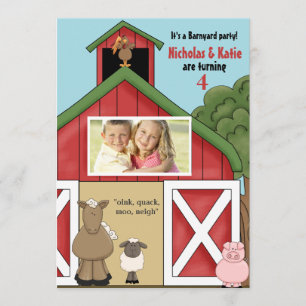 Invitation à la fête d'anniversaire de la photo de