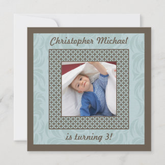 Invitation à la fête d'anniversaire de la photogra